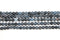 Black Fire Agate Gemstone Beads, 8mm, Faceted